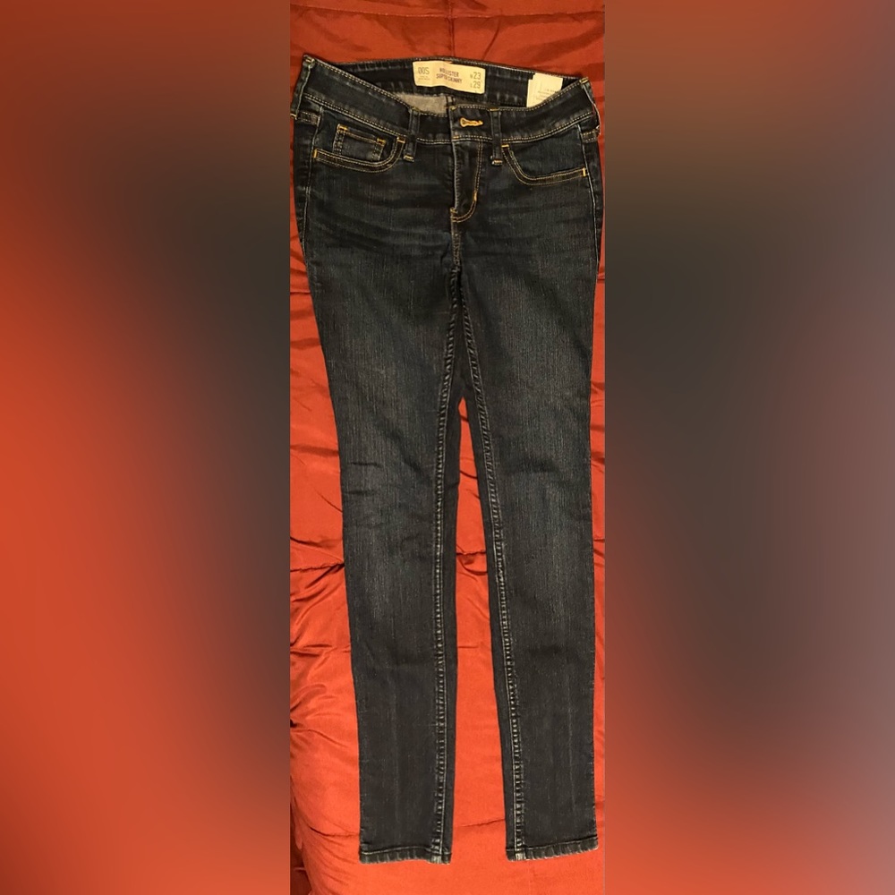Women’s used Hollister stretch denim blue jeans